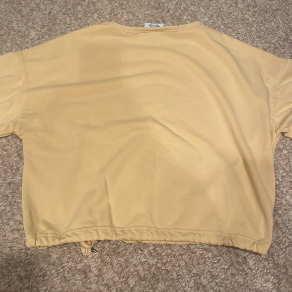 Champion Yellow Cropped Sweatshirt - Picture 3 of 3